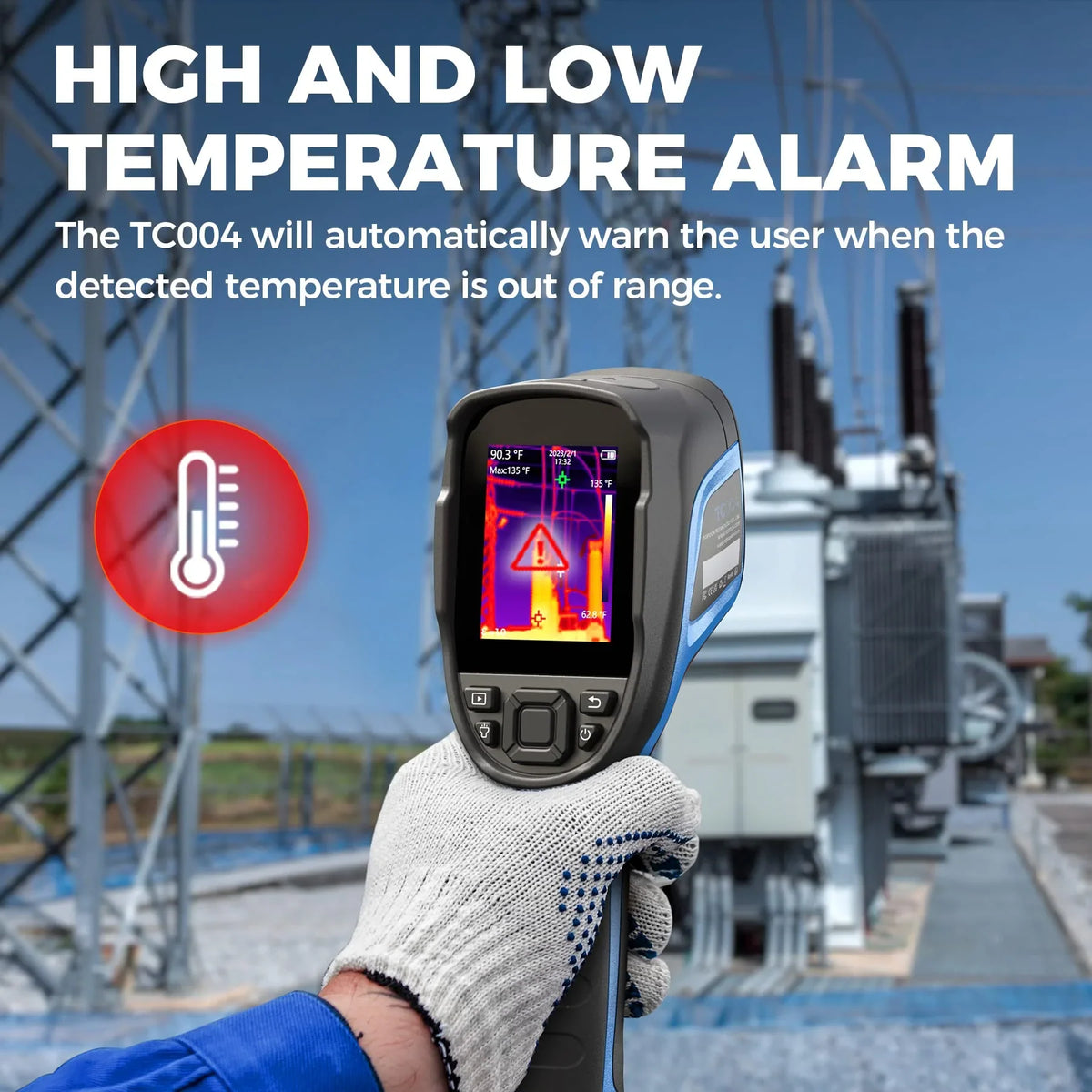 TOPDON Thermal Imaging Camera 256 x 192 IR High Resolution - TC004