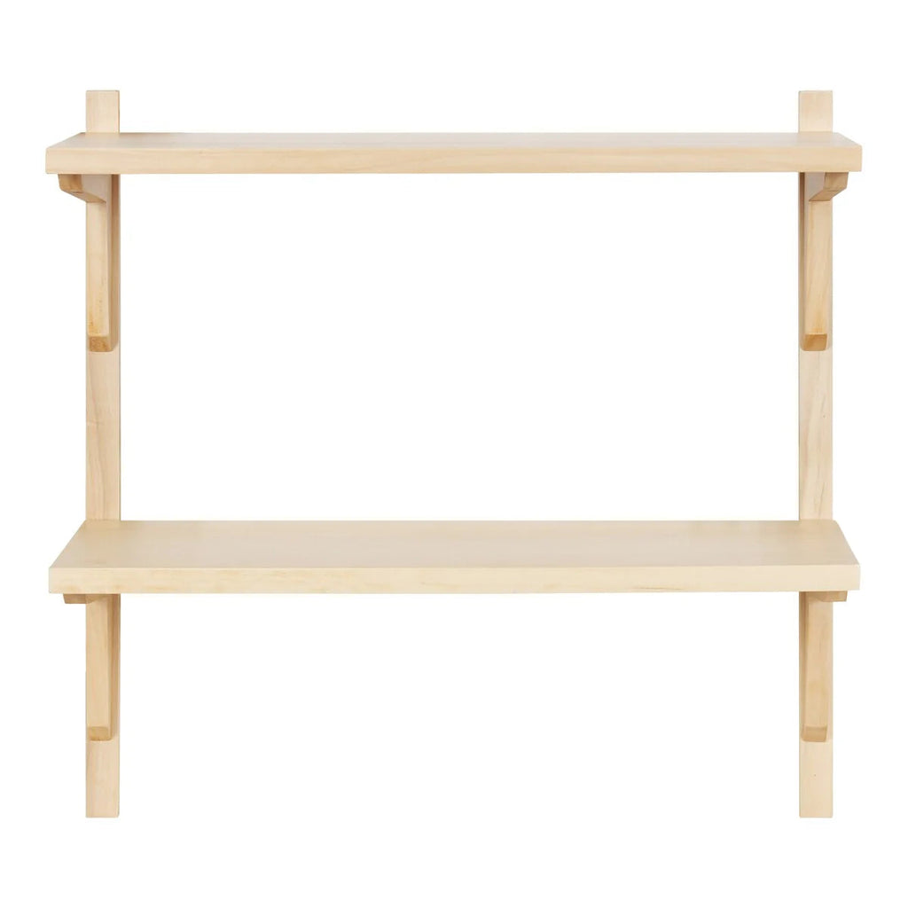 Mid-Century Wall Shelves, 24x8x24 Inch Decorative Wall-Mounted Storage And Display Shelving