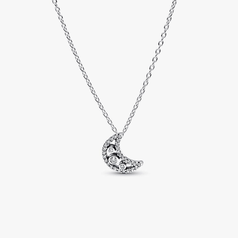Crescent Moon Pendant Necklace