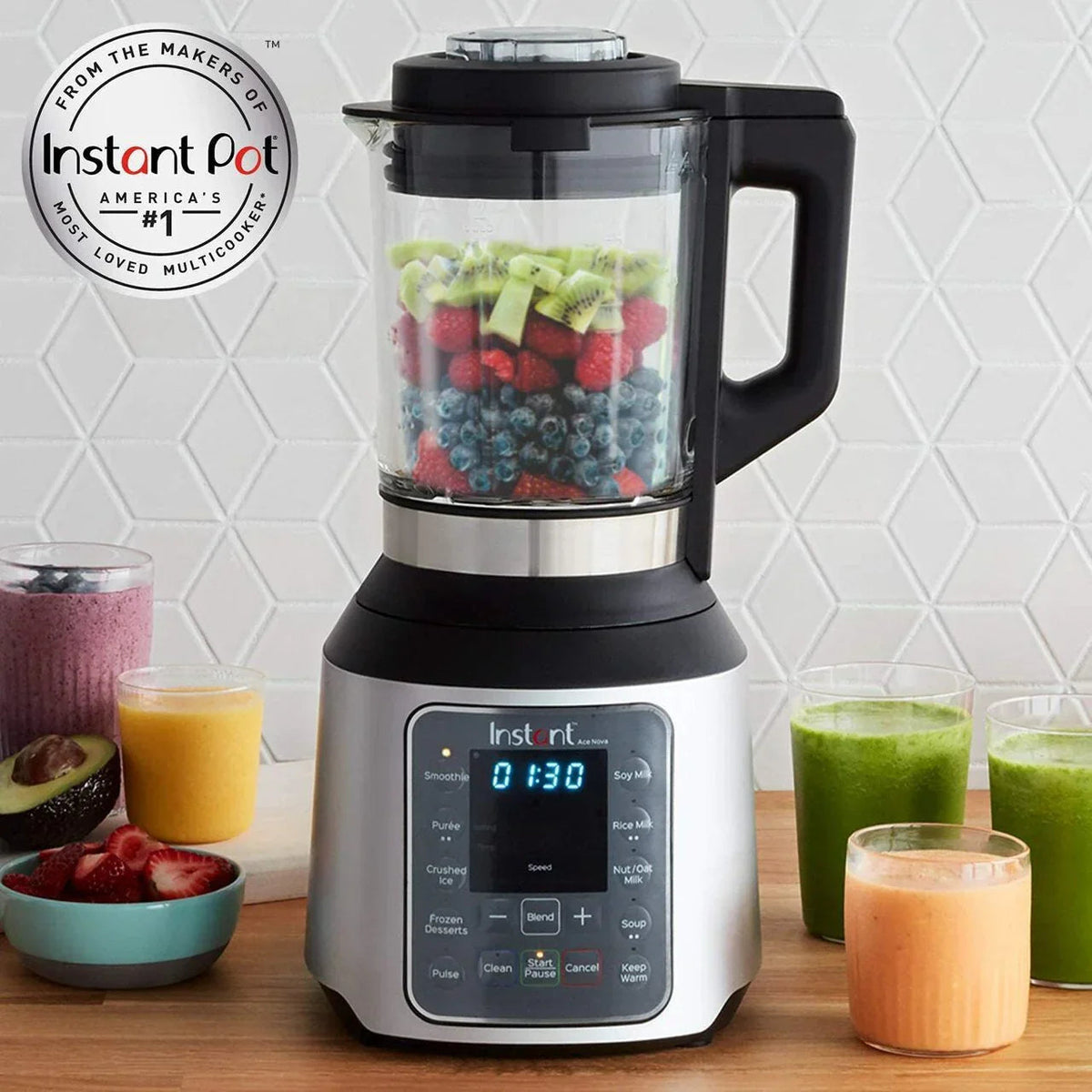 Instant Pot Cooking Blender, Hot And Cold, 54 oz, 1000W, 9 One Touch Programs - Ace Nova