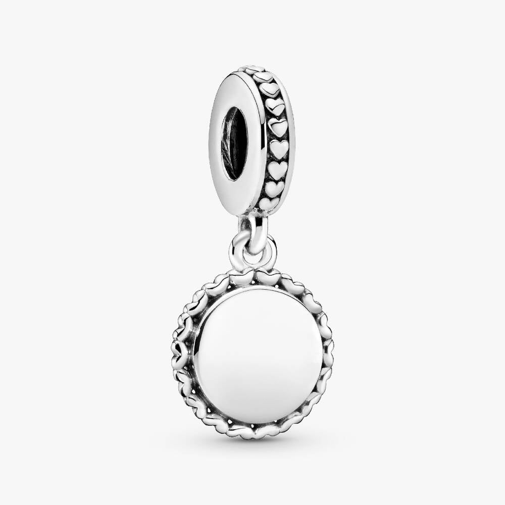 FINAL SALE - Engravable Silver Dangle
