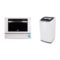 6-Place Setting Portable Dishwasher And 0.9 Cubic Feet Washer Bundle