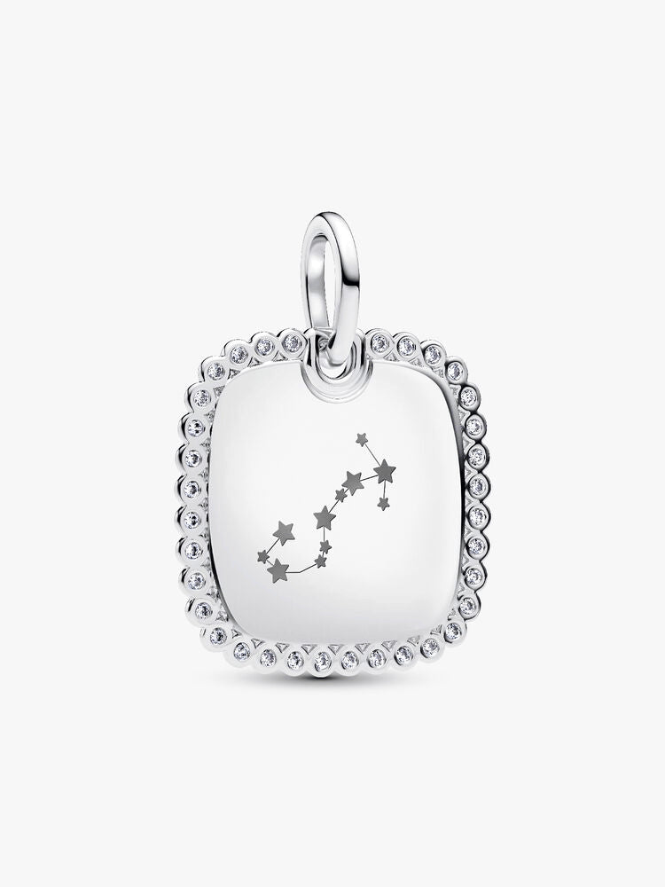 Engravable Square Tag Pendant