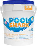 POOL SHARK Calcium Hypochlorite Pool Shock Chlorine Granules, 68%, 50 lbs - CH50