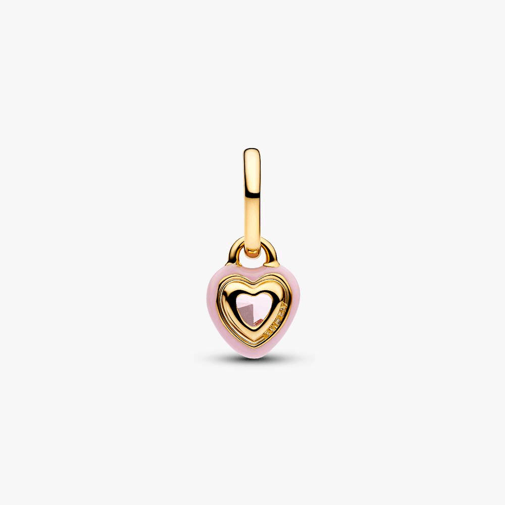 Pink Chakra Heart Mini Dangle Charm