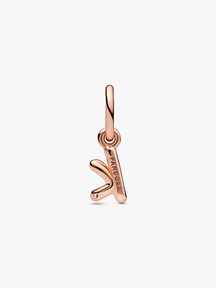 FINAL SALE - Letter K Script Alphabet Dangle Charm