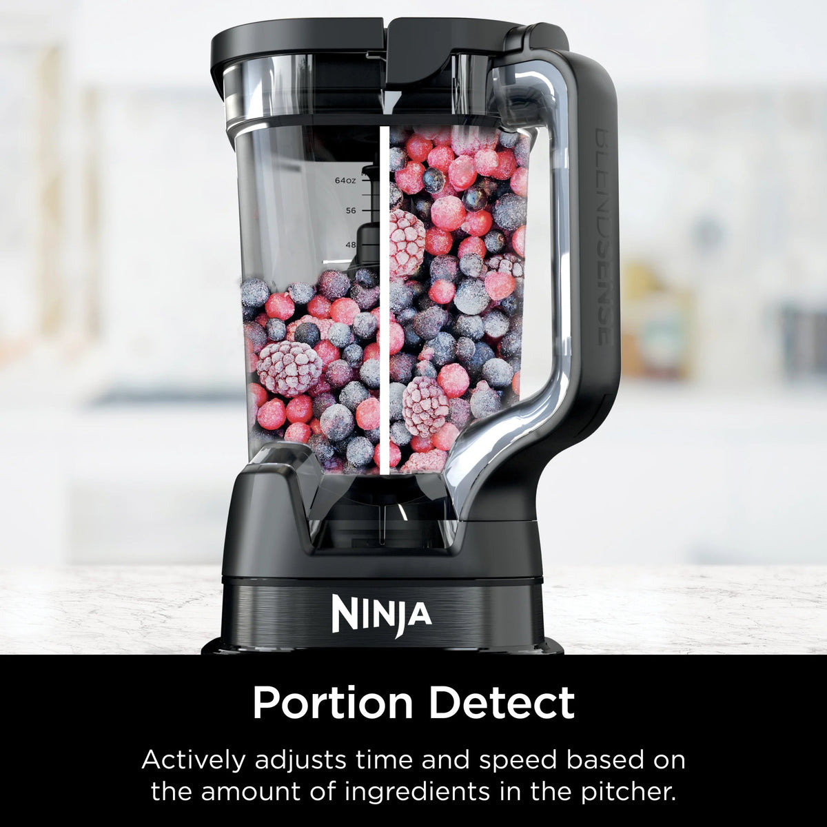 Ninja Detect Kitchen System Power Blender And Processor With BlendSense Technology, 1700 Peak Watt - TB400