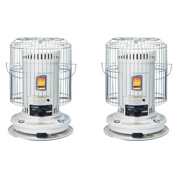 Indoor Outdoor Convection Kerosene Heater, 23,500 BTU, 2 Pack