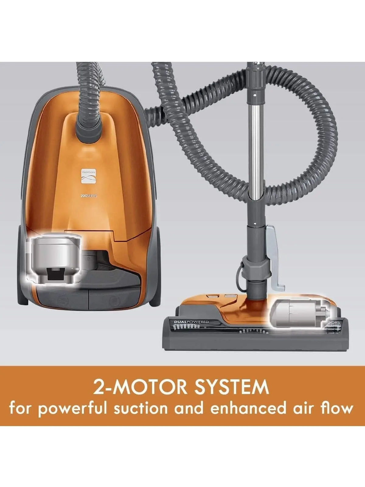 Bagged Canister Vacuum Cleaning Tools, Orange - 81214 200 Series