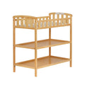 Dream On Me Emily Changing Table, Natural, 36.5x20x39 Inch, 1 inch Changing Pad, 2 Shelves
