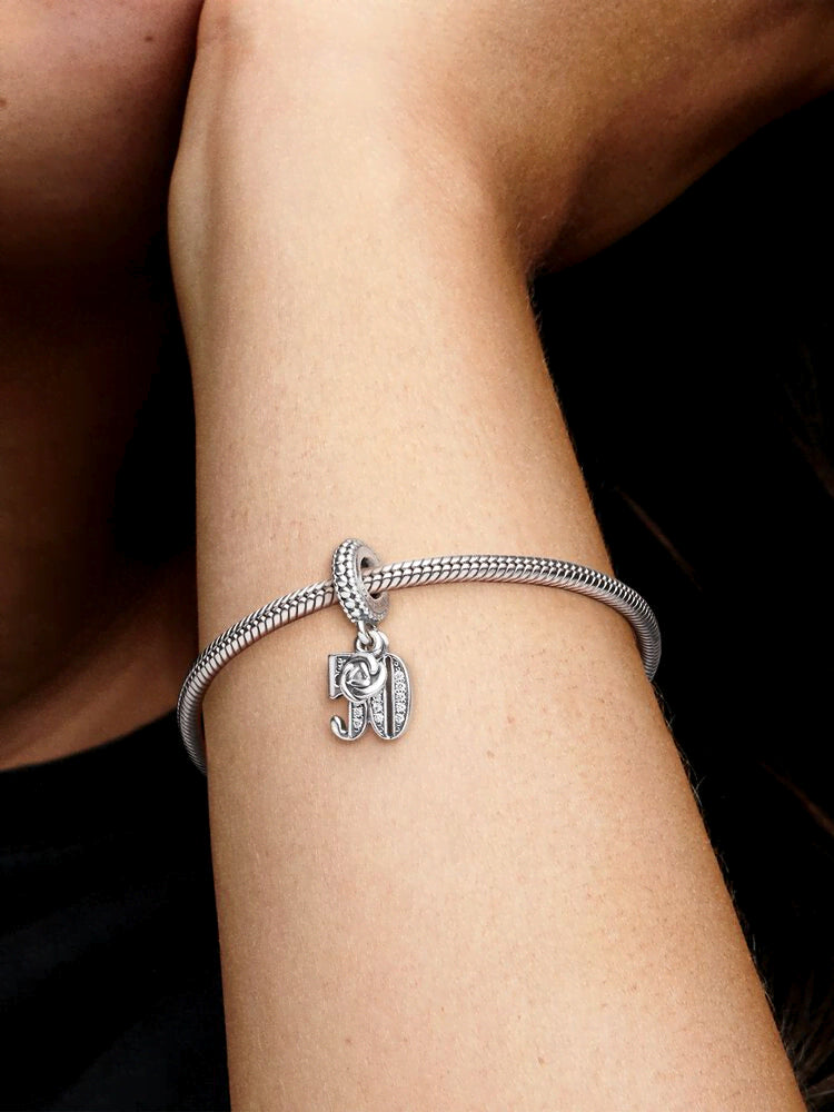 50th Celebration Dangle Charm