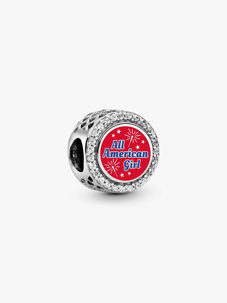 Engravable All American Girl Charm