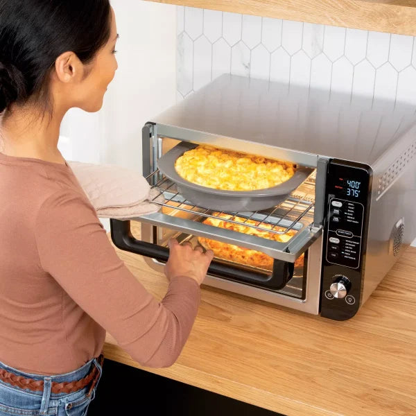 Ninja 12-in-1 Double Oven With FlexDoor, Rapid Top Oven, Convection And Air Fry Bottom Oven - DCT401