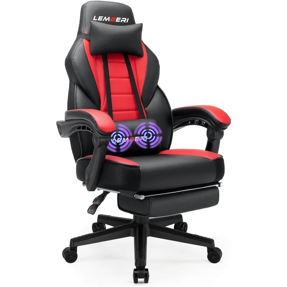 Racing Style Gaming Chair, 300 lbs Big And Tall High Back Computer Chair