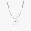 Engravable Openable Heart Tag Pendant Necklace