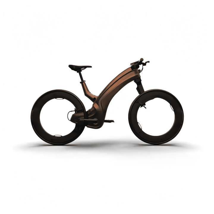 Hubless Electric Bike With 750W Motor, 48V Battery, Up To 37 Miles Range