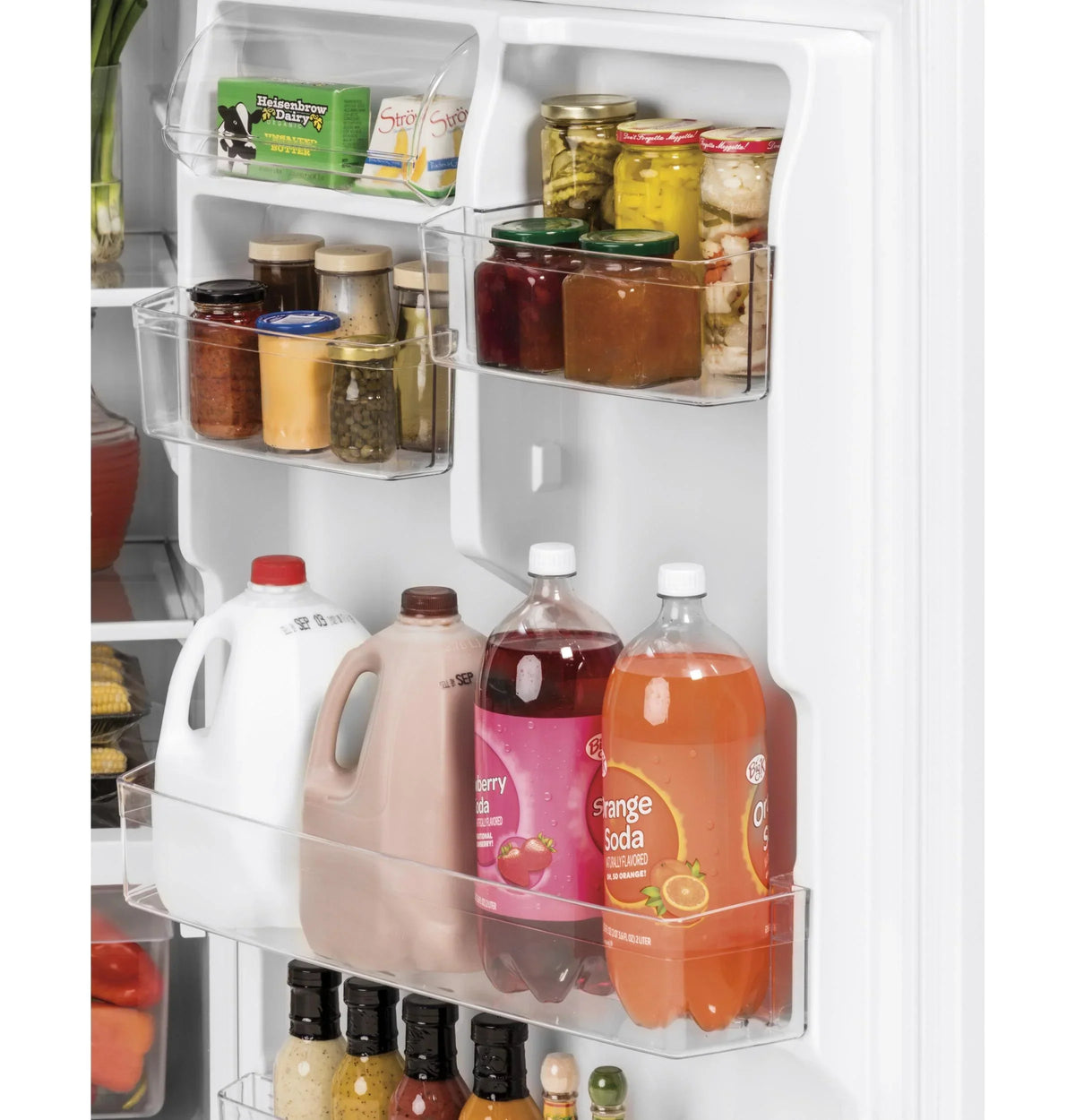 GE Top Freezer Refrigerator 21.9 Cu. Ft. Slate - GTS22KMNRES