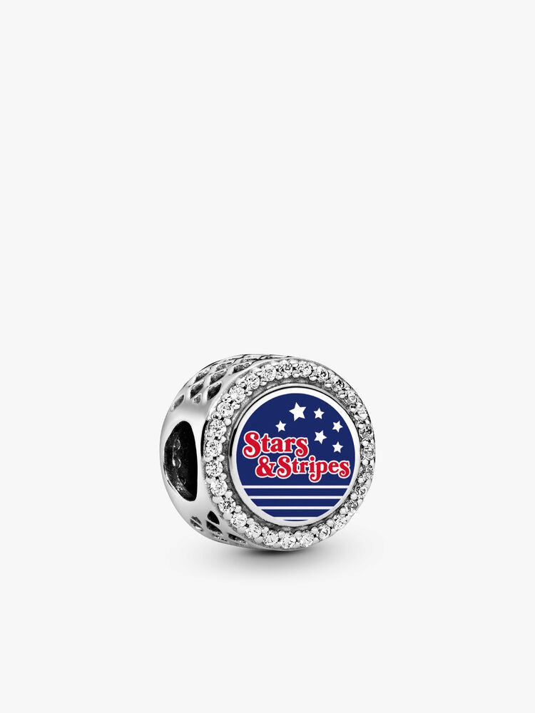 Engravable Stars & Stripes Charm