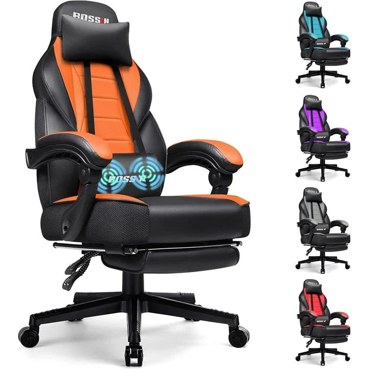 Racing Style Gaming Chair, 300 lbs Big And Tall High Back Computer Chair