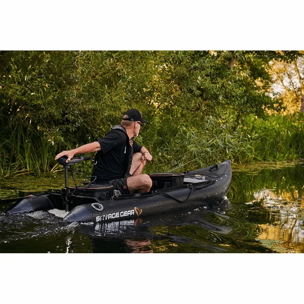 2 Person Inflatable Fishing Kayak PVC Boat, 130 in x 43 in x 11.8 in - Aluminum Alloy Seats