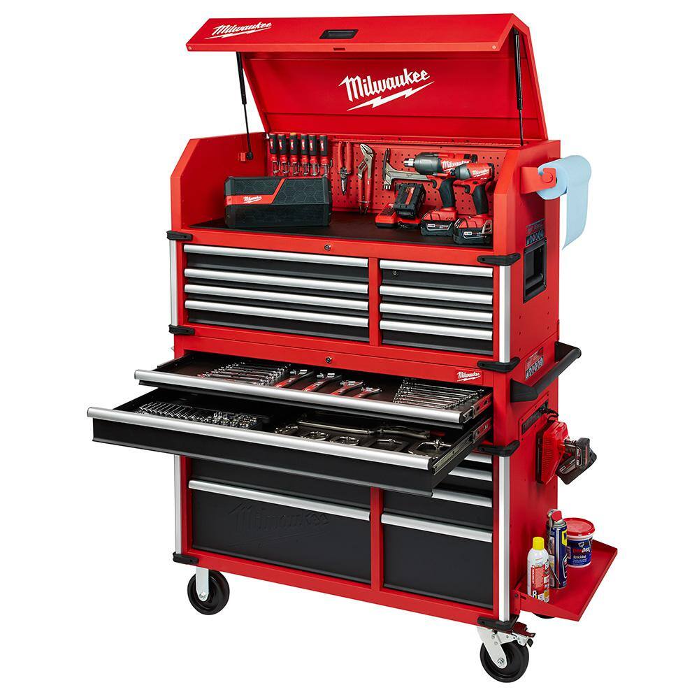 High Capacity 46 in. 18-Drawer Tool Chest And Cabinet Combo - 48-22-8546