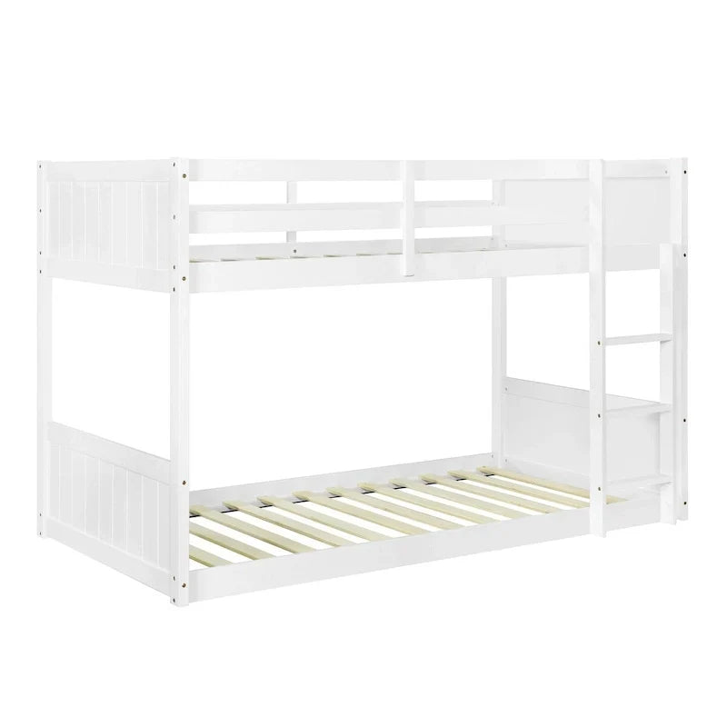 Delphia Twin Over Twin Low Profile Bunk Bed - 77.33 L x 42.25 D x 51.5 H
