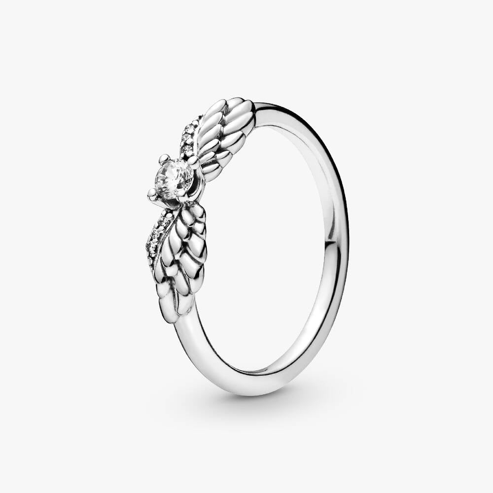 FINAL SALE - Sparkling Angel Wings Ring