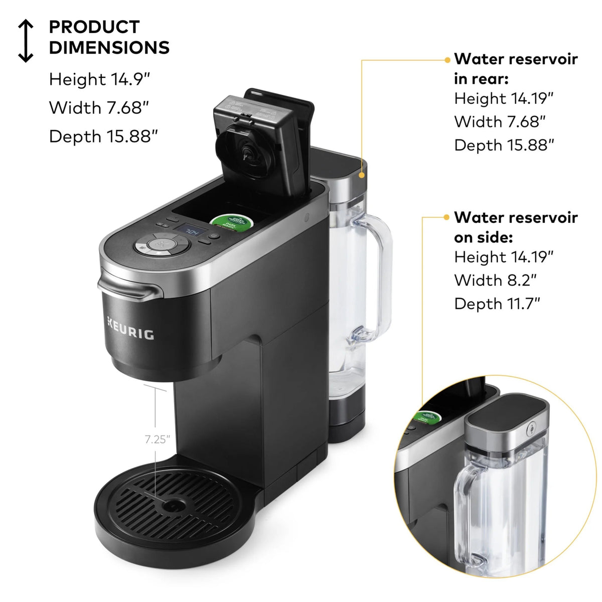 Keurig Single Serve And Carafe Coffee Maker With 12-Cup Thermal Carafe - K-Duo Plus