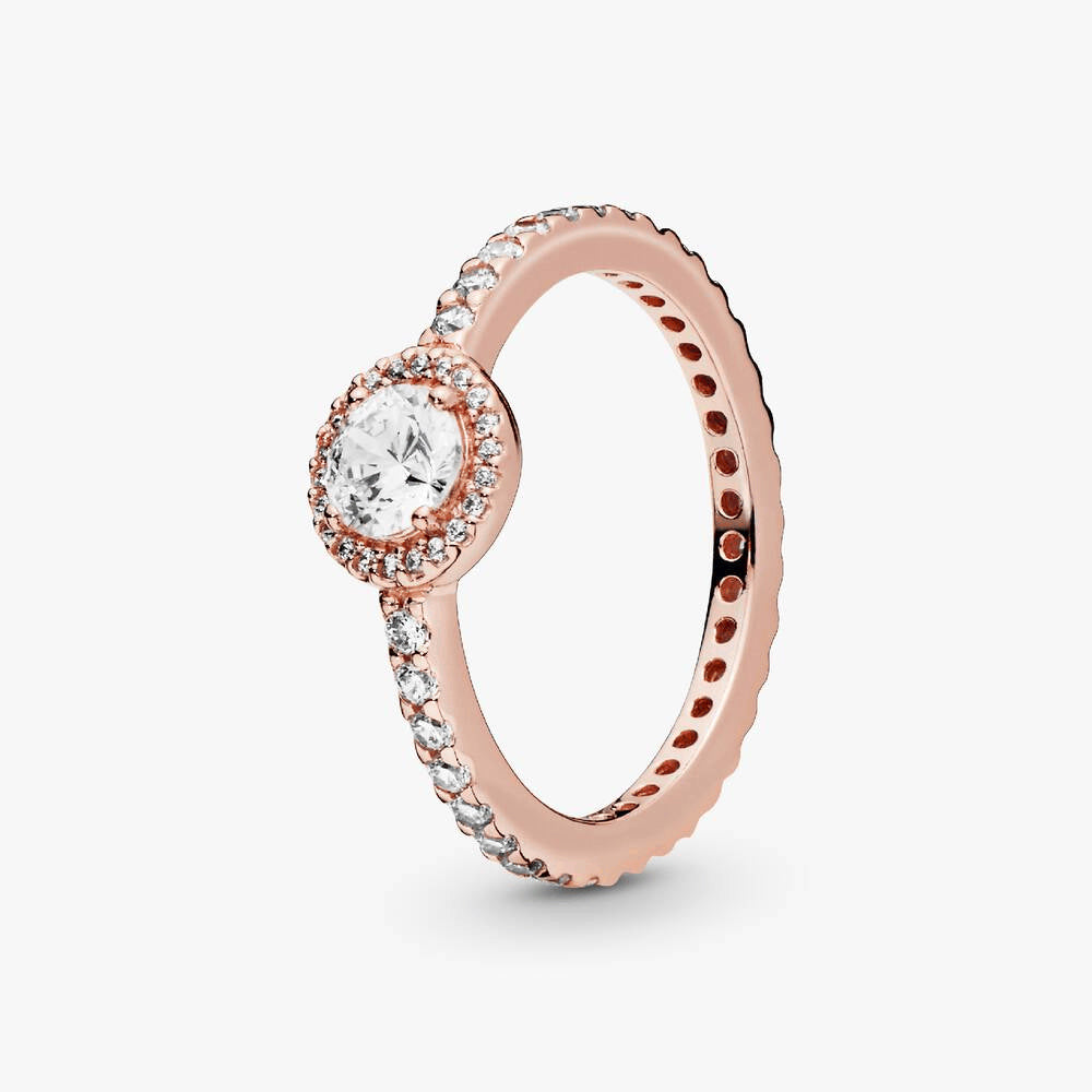 FINAL SALE - Classic Sparkle Halo Ring