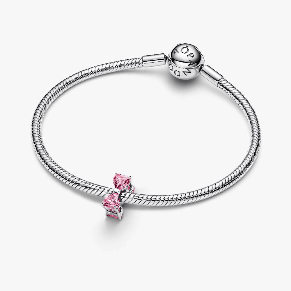 Pink Bow Charm