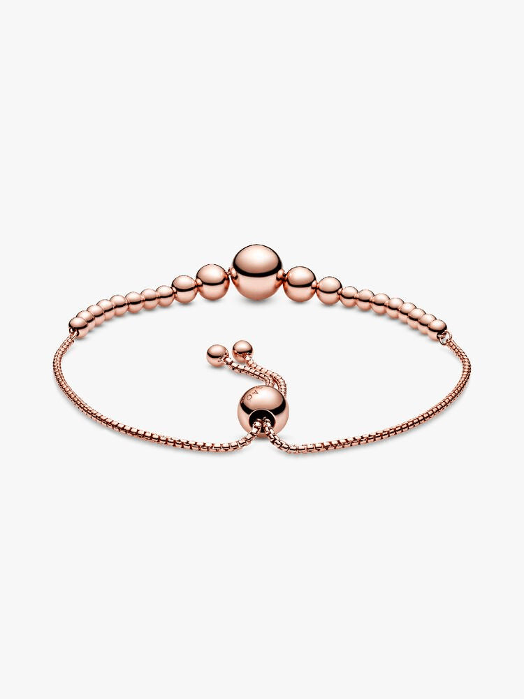 FINAL SALE - String of Beads Slider Bracelet