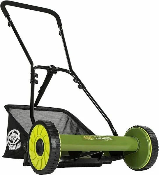 Sun Joe Manual Reel Mower With Grass Catcher, 16 Inch - MJ500M