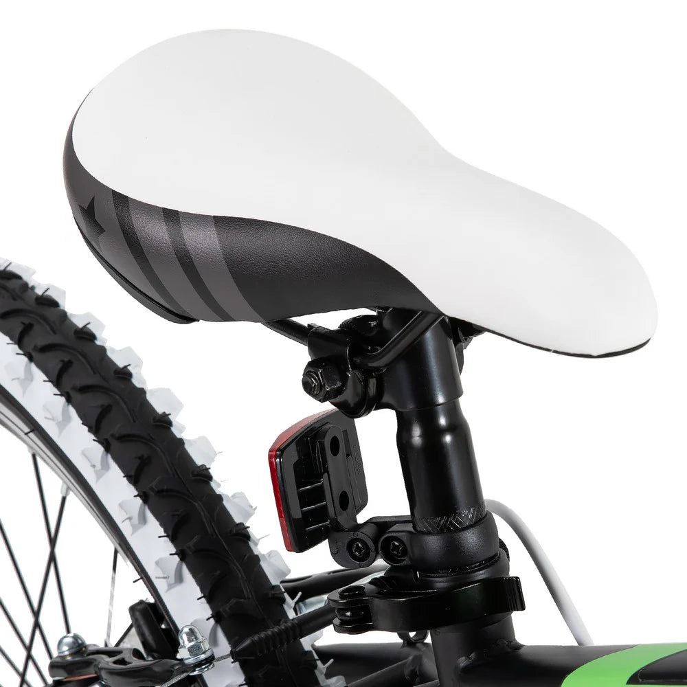 Kids' Single-Speed Mountain Bike, 20-Inch/24-Inch - White Wall Knobby Tires