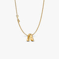 Letter A Charm Necklace
