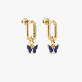 Chassing Butterflies Charm Earrings