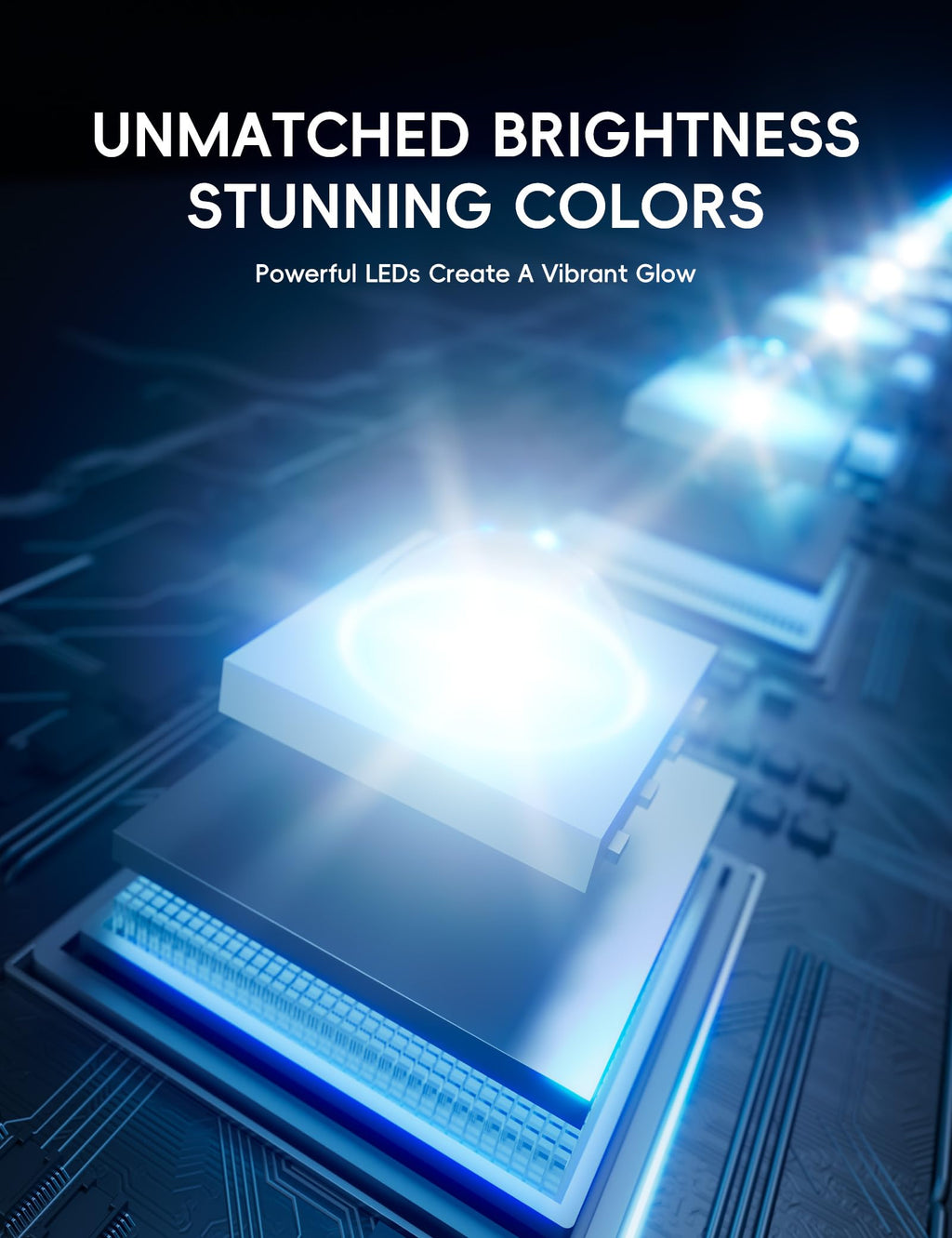 Solar LED Pool Light - 42 LEDs, 10 Color Options