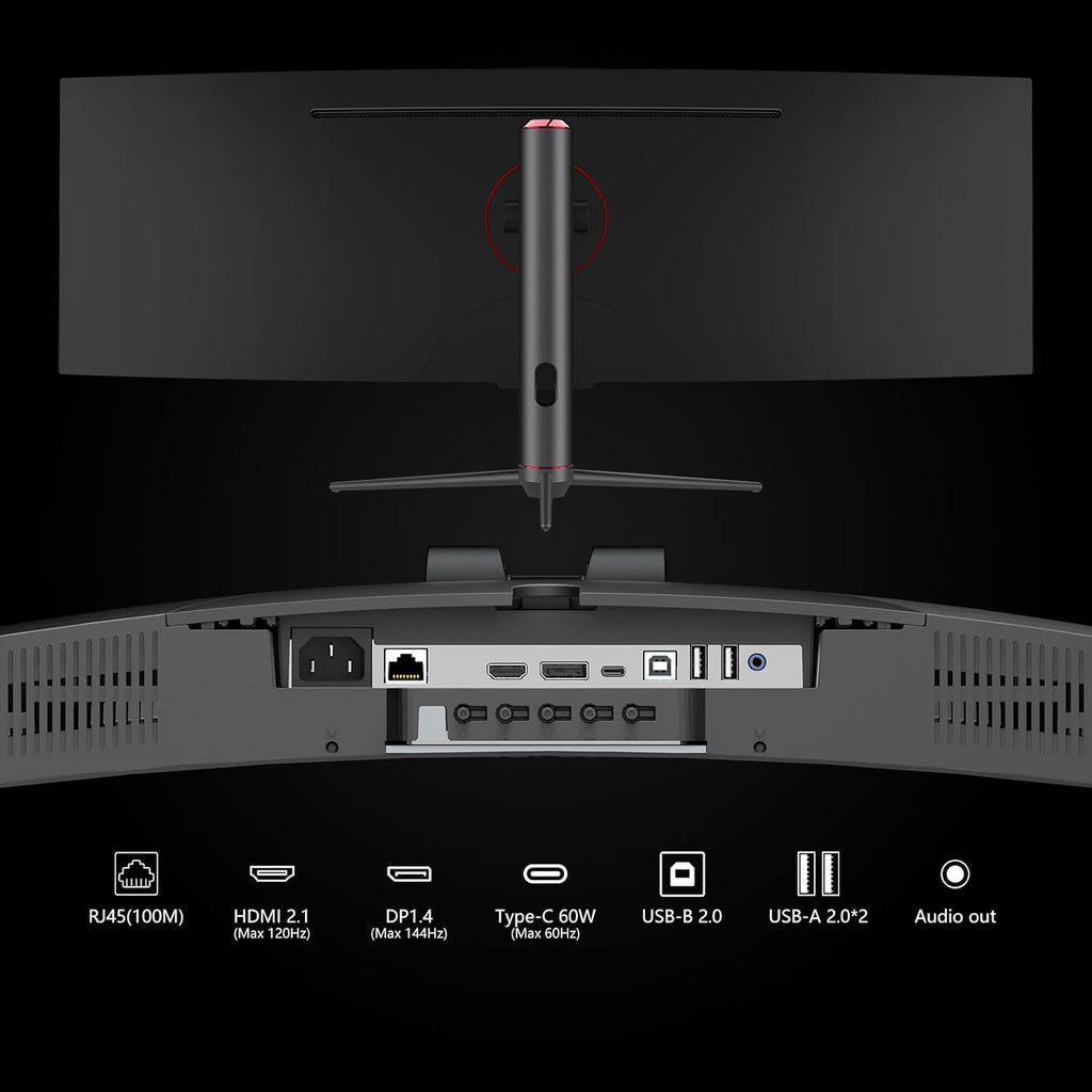 INNOCN 49 Inches Curved Gaming Monitor, 144Hz, HDR400, 32:9 - 49C1G