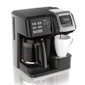 Hamilton Beach FlexBrew Trio Coffee Maker, Single-Serve, Black & Silver, 12-Cup - 49954