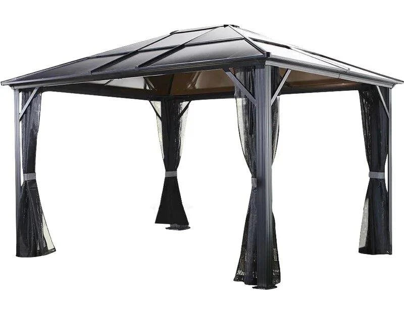Aluminum Patio Gazebo 8.5' H x 10' W x 10' D - Wilmslow