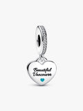 FINAL SALE - Vancouver Boat Heart Dangle Charm