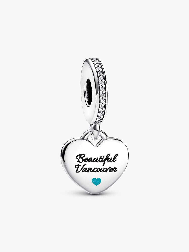 FINAL SALE - Vancouver Boat Heart Dangle Charm