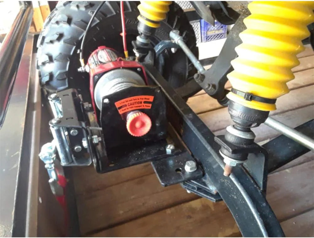 RUGCEL 12000lb 12V Truck Electric Winch With Steel Rope - 12000lb-steel-rope