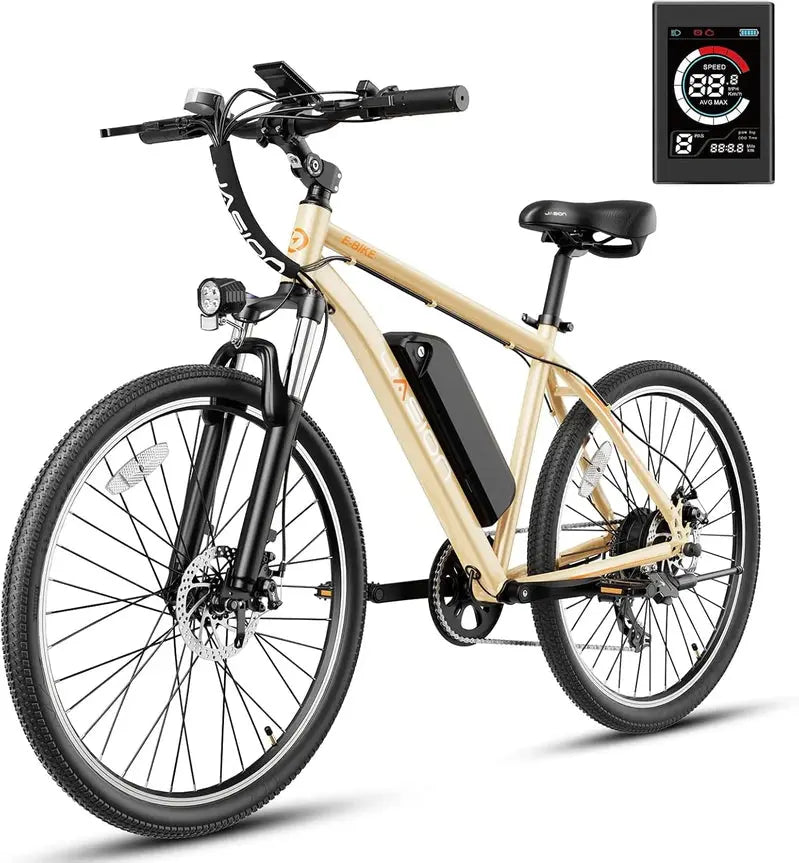 Jasion Adult Electric Mountain Bike, 40-Mile Peak Range, 20 MPH - EB5