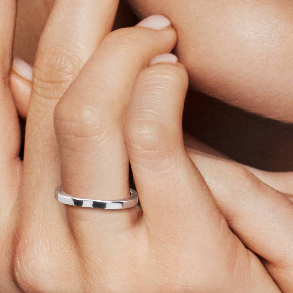 FINAL SALE - Heart-Shaped Pandora Logo Ring