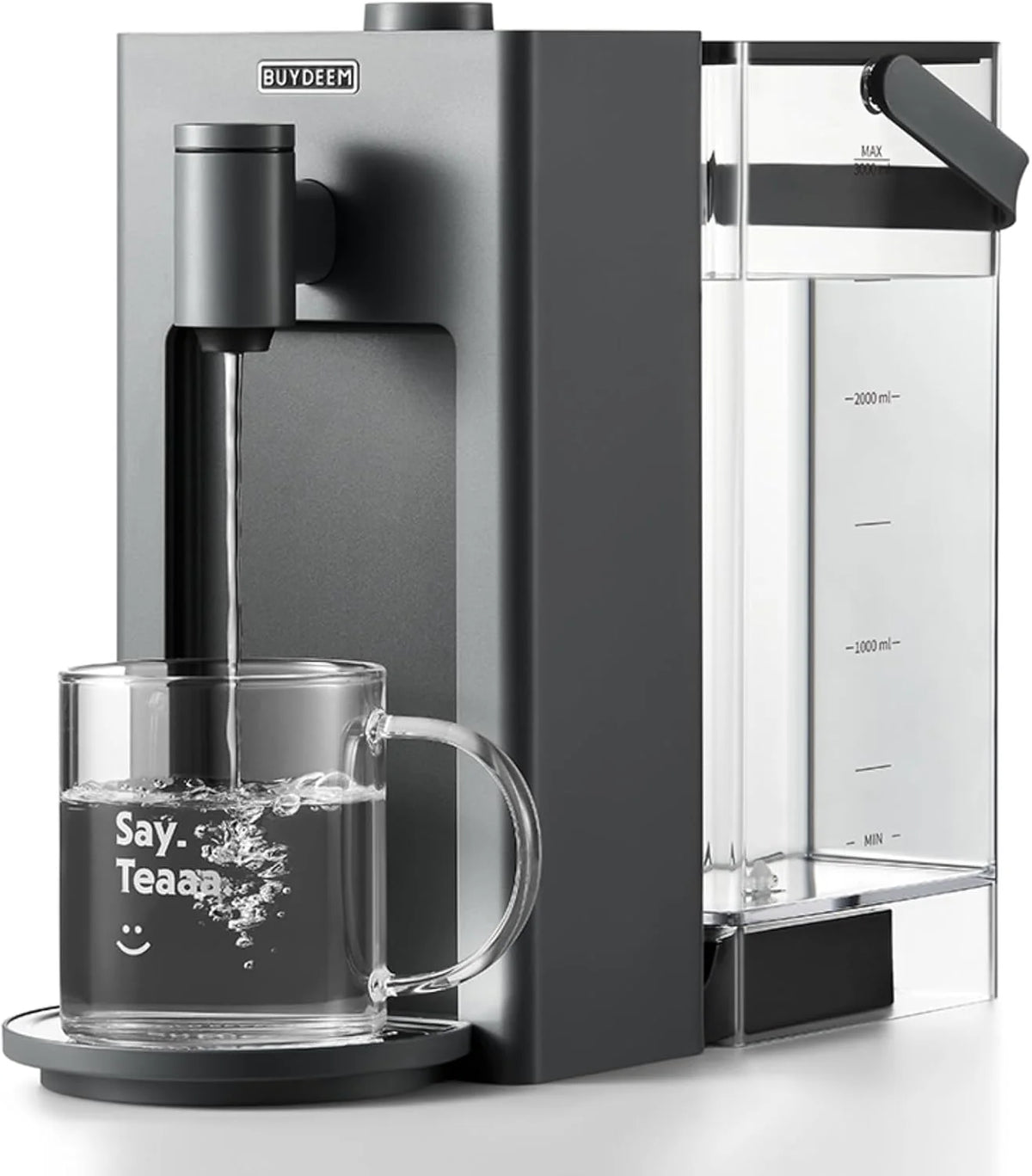 BUYDEEM 3 Liter Instant Hot Water Dispenser With 8 Temperature Settings And 5 Water Volume Options - S9013
