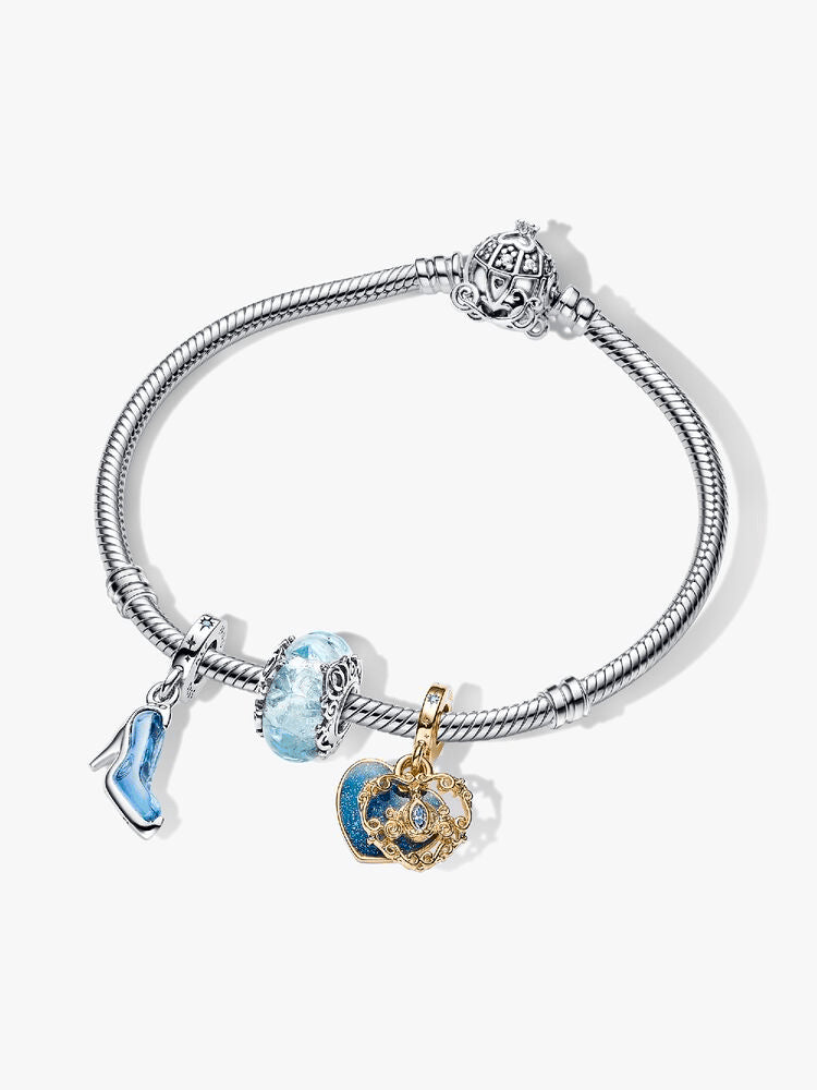Disney Cinderella's Triple Charm Bracelet Set