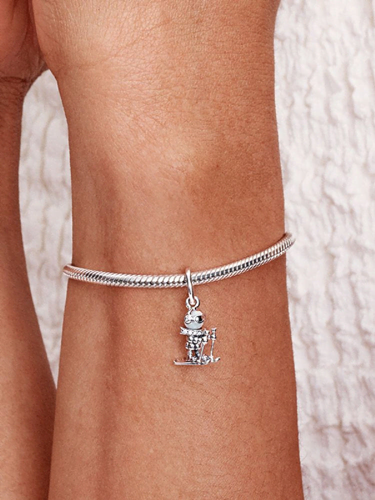 Skier Dangle Charm