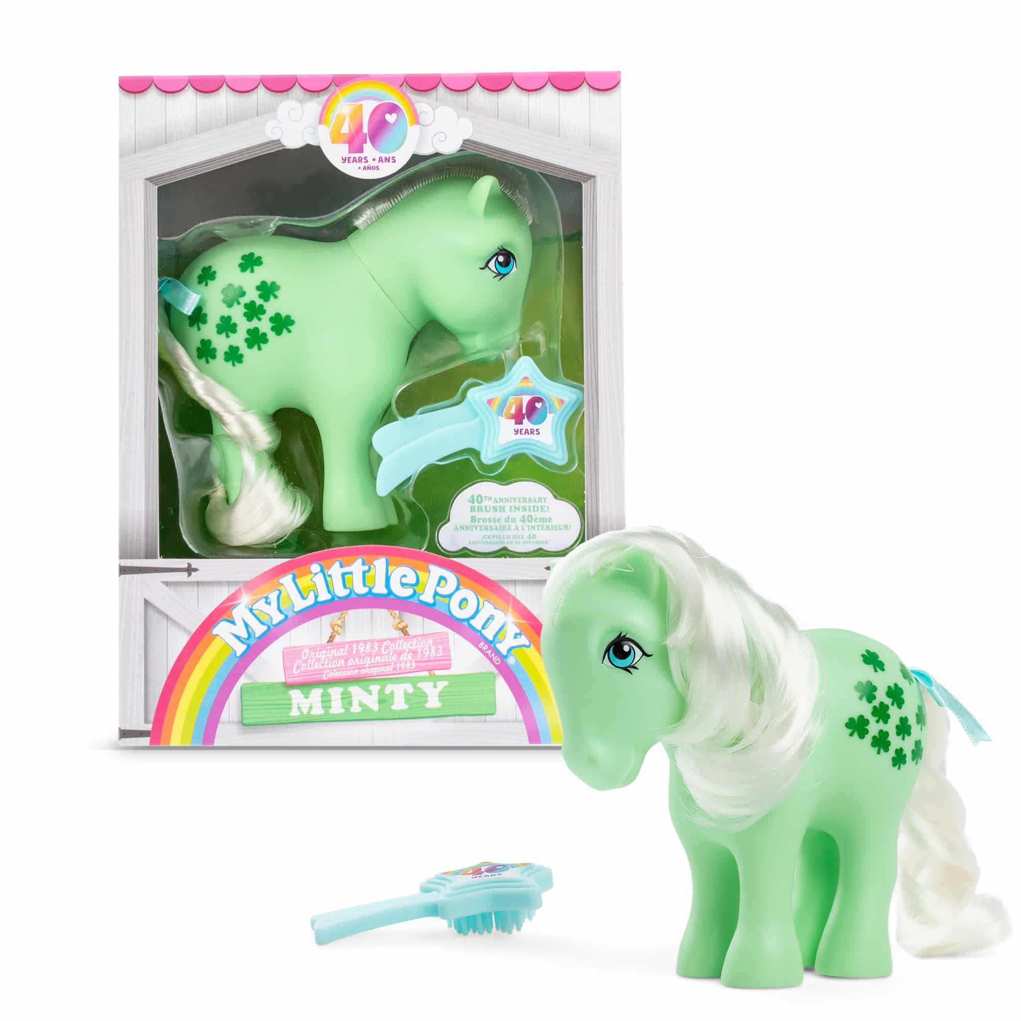 My Little Pony Classic 4" Collectible 40th Anniversary Ponies