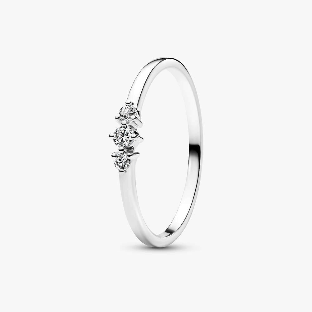 Pandora Era Lab-Grown Diamond Triple Stone Ring