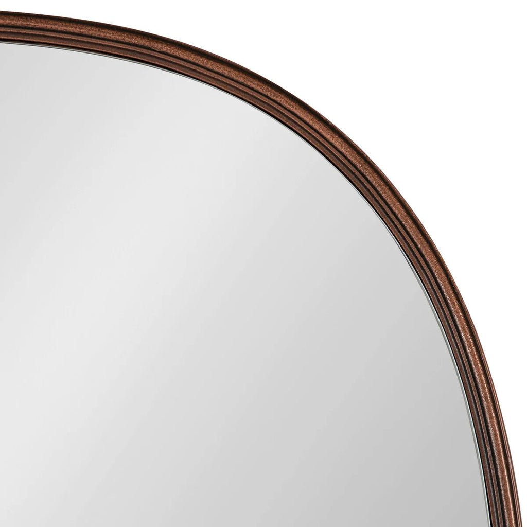 Capsule Framed Wall Mirror, 16x48, 18x24, 22x34, 24x36, Black, Bronze, Gold, Gray, Silver, Antique-Bronze